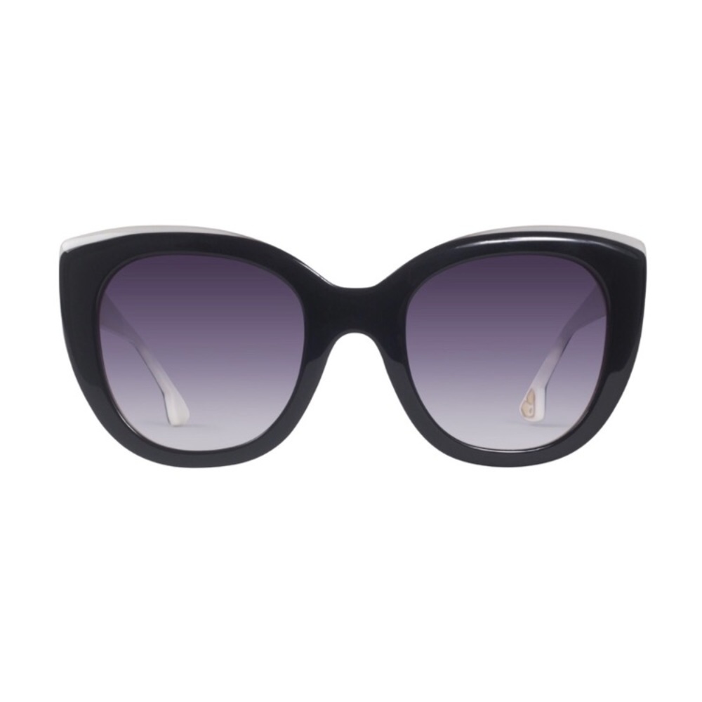 Alice + Olivia Sunglasses Aberdeen Black/White